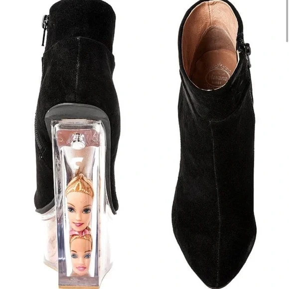 Jeffrey Campbell Icy Barbie Boots 8 Doll Head NEW - Picture 4 of 16
